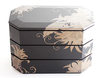 特注輪島塗の製作：重箱の模様を、宝石箱に蒔絵しました | 輪島塗の