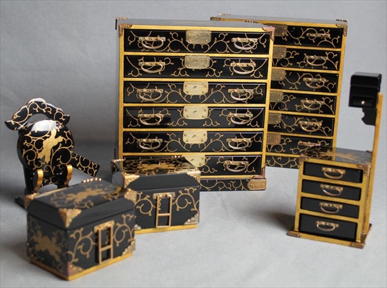 輪島塗 雛飾り 道具一式 14,300,000円（税込） | 輪島塗の塗師屋 輪島