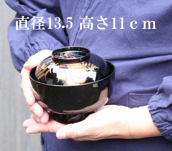 雑煮椀 海老蒔絵 5客1組 605,000円（税込） | 輪島塗の塗師屋 輪島