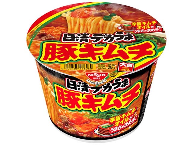 日清 デカうま 豚キムチ (4902105256060) の仕入れ・箱買いなら激安卸