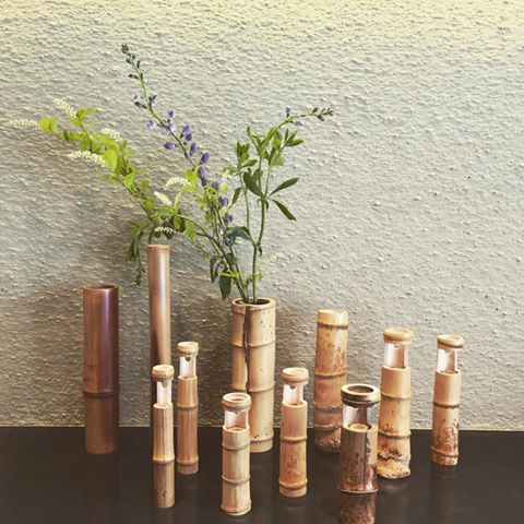 篁 花入展示受注会/Exhibition of bamboo flower vase at Takamura