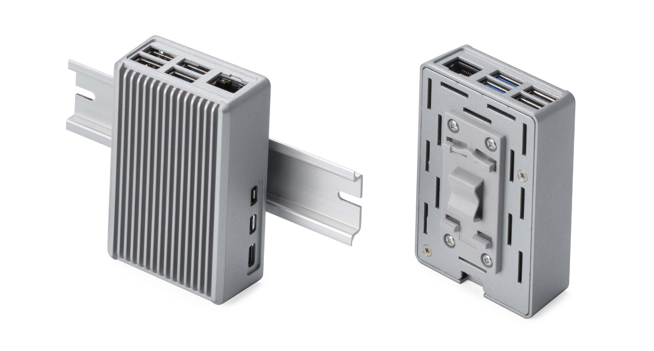 Raspberry Pi 5専用 放熱型DINレールケース | 製品情報 | タカチ電機