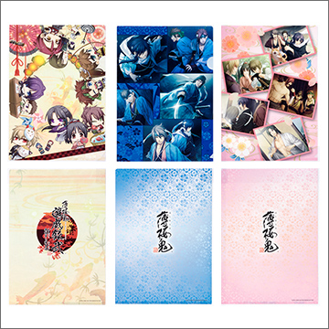 3ピースクリアファイル 薄桜鬼｜商品情報｜タカラトミーアーツ