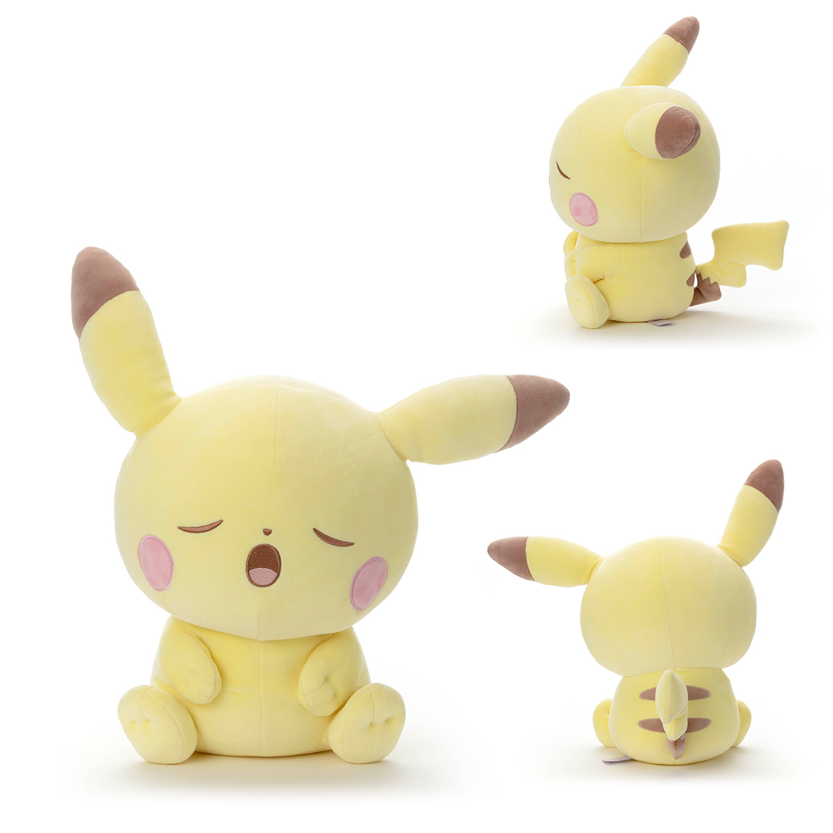 ポケピース／ ぬいぐるみ（おやすみVer.）／ピカチュウ｜商品情報