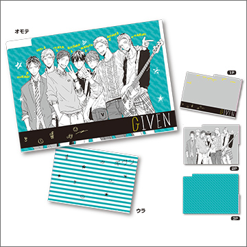 ギヴン 3ポケットクリア ファイルB｜商品情報｜タカラトミーアーツ