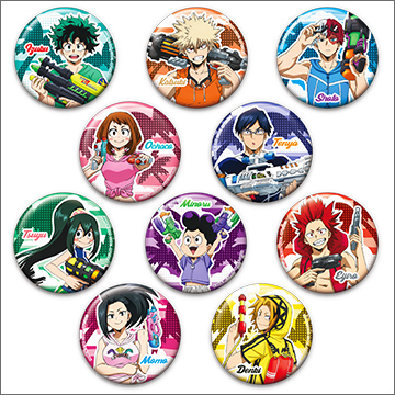 僕のヒーローアカデミア トレーディング缶バッジ ウォーターガン｜商品