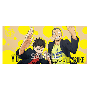 ハイキュー!! マイクロファイバースポーツタオル 西谷＆田中｜商品情報