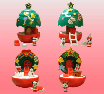 ガチャボックス ミッキー アンド ミニー クリスマスハウス｜商品情報