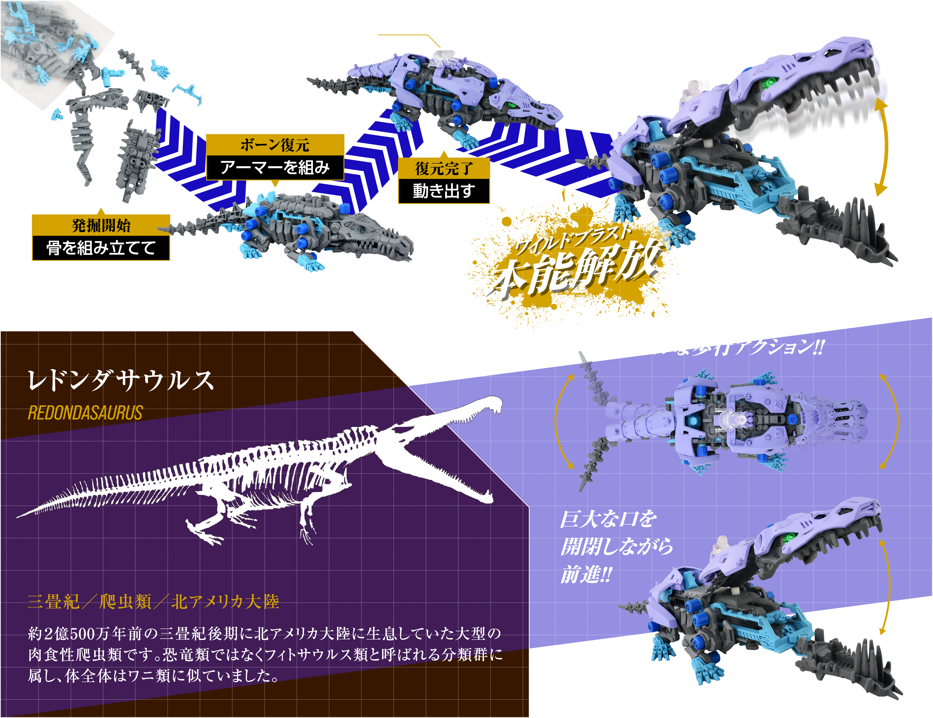 ZOIDS × 大絶滅展コラボ｜SYNERGENEX/シナジネクス｜T-SPARK公式サイト