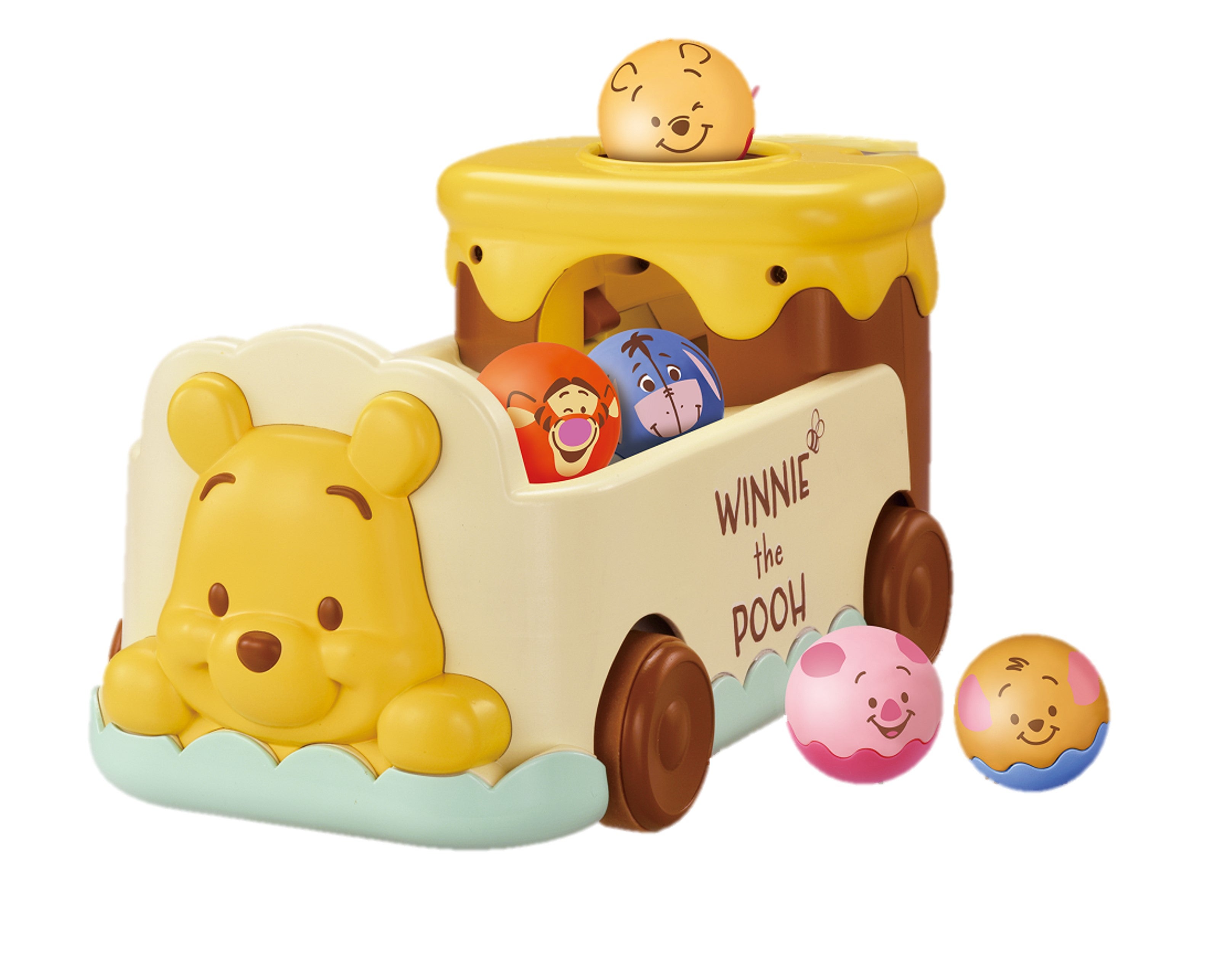 おいかけて♪かぞえて♪ 2WAYボールバス くまのプーさん ｜ベビー