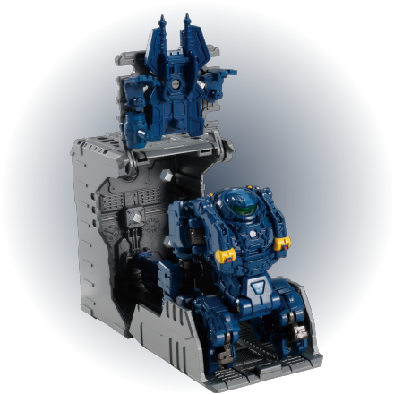 パワードシステム マニューバガンマ＆デルタ 移動基地セット