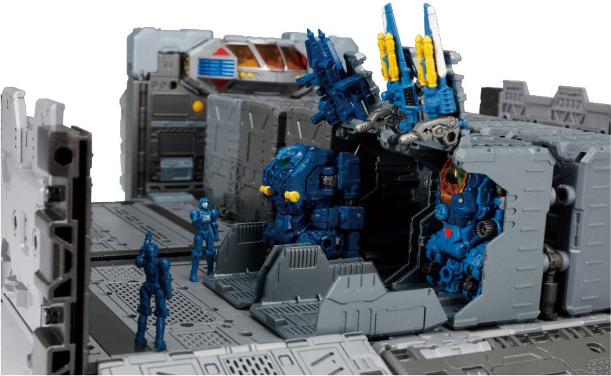 パワードシステム マニューバガンマ＆デルタ 移動基地セット