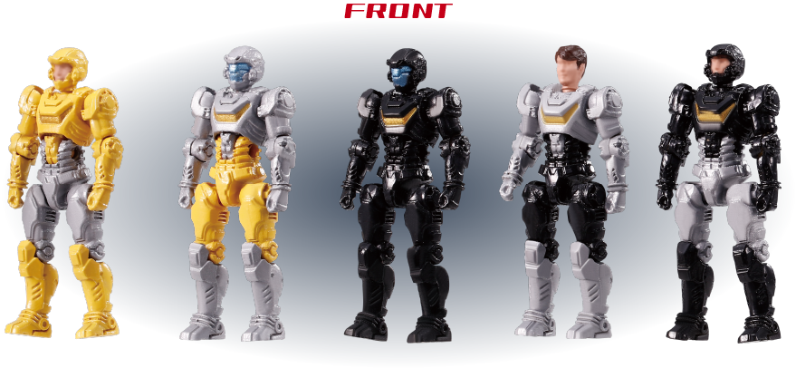 DA-89 ダイアクロン隊員/Ver.2.0 セット 2｜プロダクト｜ダイアクロン