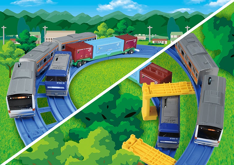 複線＆ポイント＆立体レイアウト | プラレール コンシェルジュ - 株式