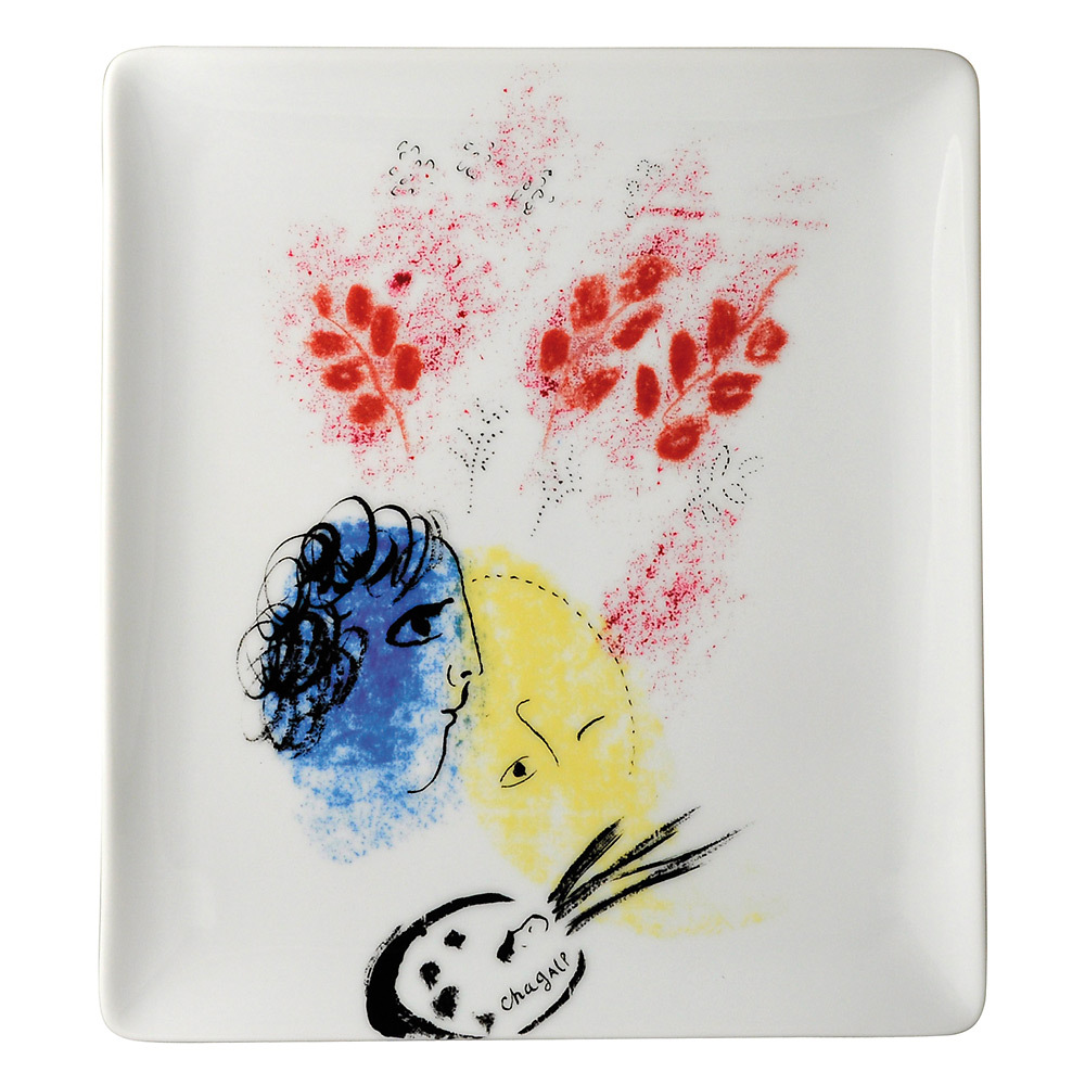 マルク・シャガール・コレクション スクエアトレイ・二人の顔 | 商品