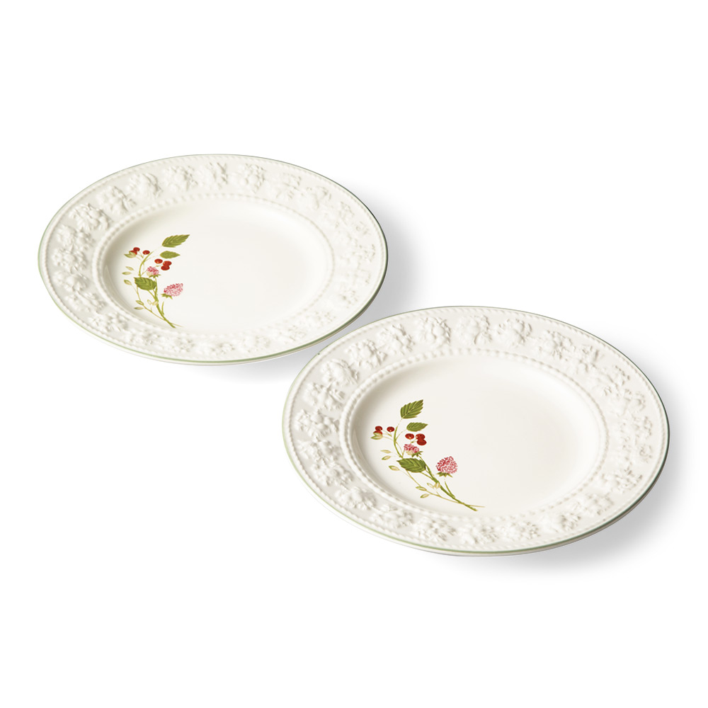 ウェッジウッド〉フェスティビティ ラズベリー プレート ペア | 商品