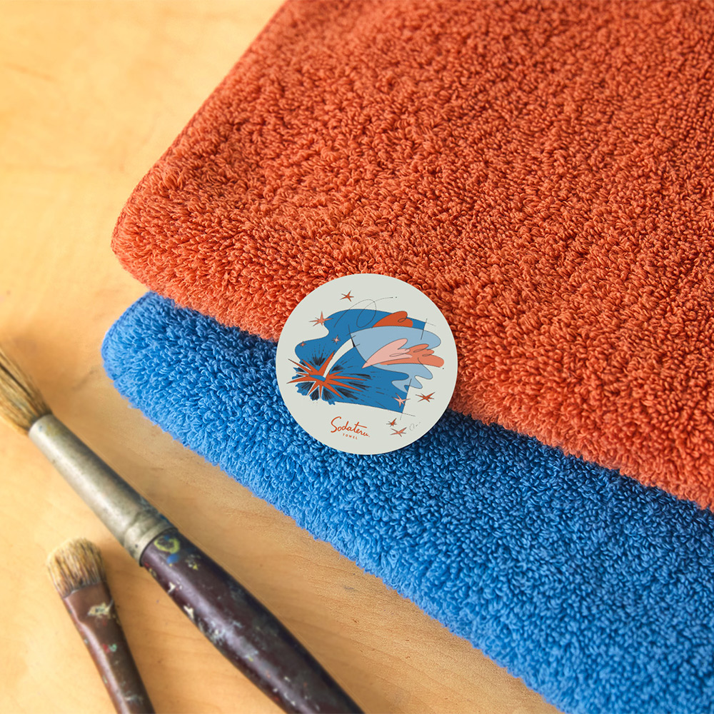 feel＞フェイスタオル アドベンチャーオレンジ（26年限定カラー