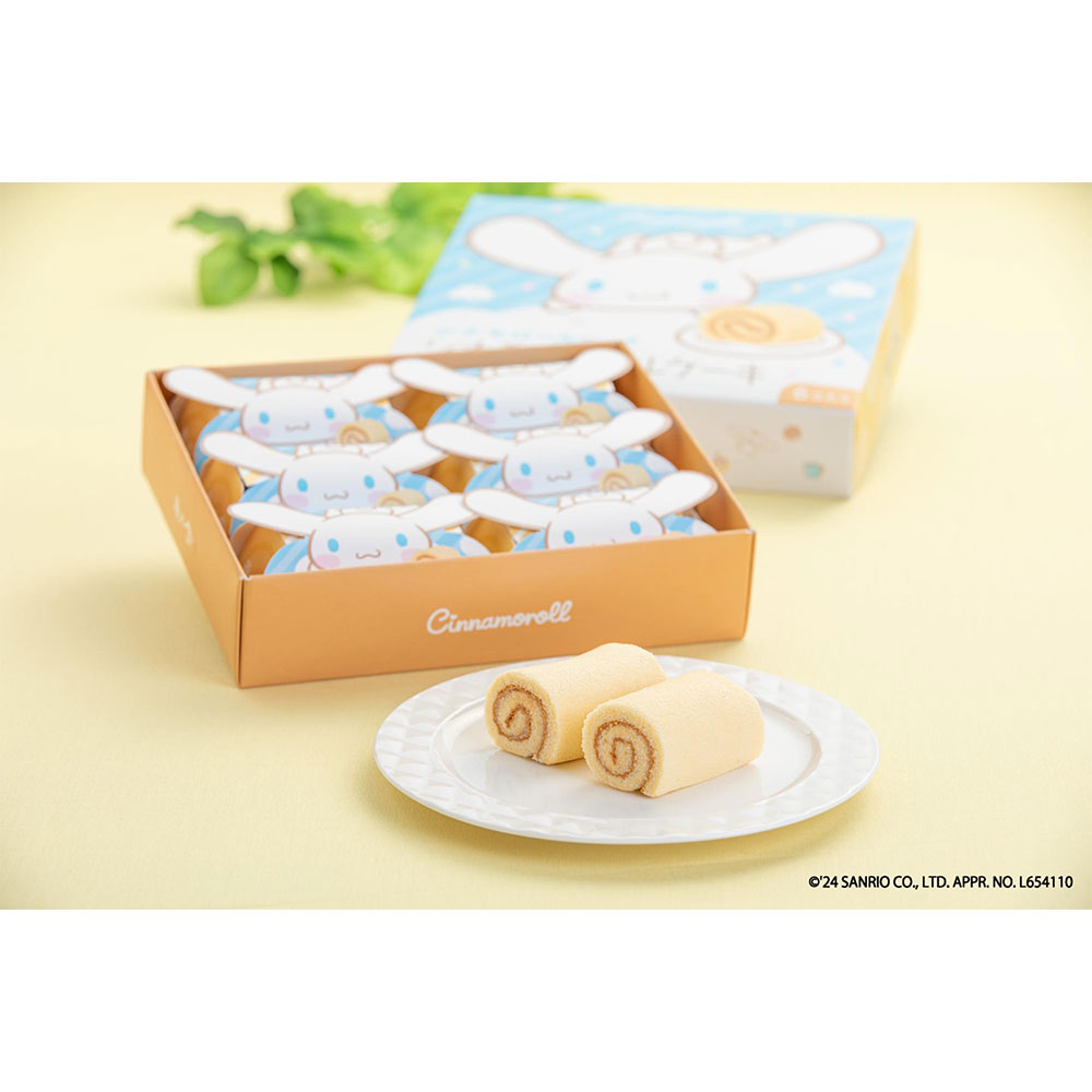 ホワイトデー】シナモロールのシナモンロールケーキ（6個入り） | 商品