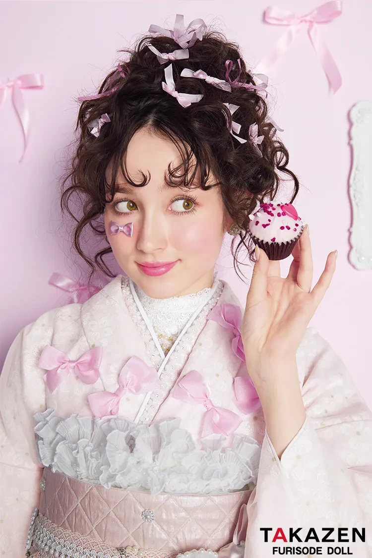 最新作キュート＆ガーリー ピンク リボン付き オーガンジー/レース 一