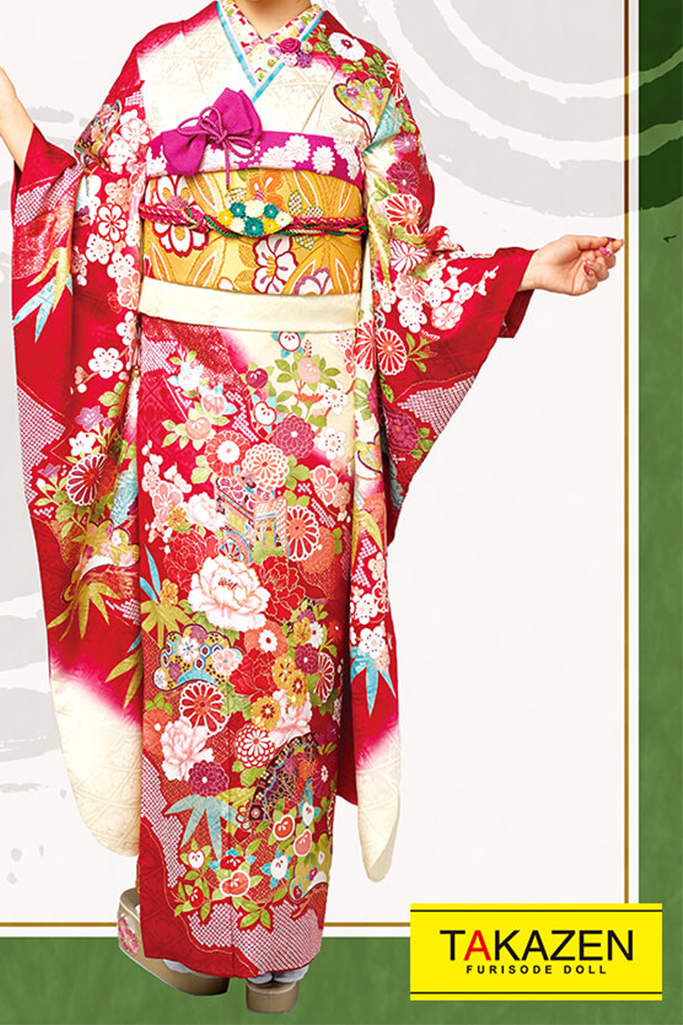 プレミアム古典 白ピンク 波模様 シンプル 大人っぽい 絞り 最高級金彩