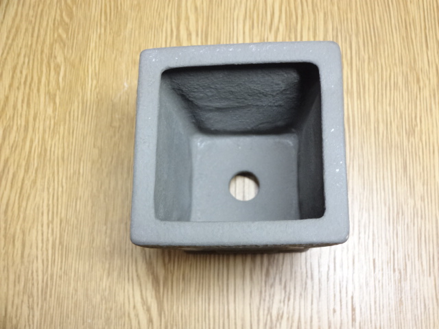 盆栽鉢（小品）の販売通販（2.5号/角ラン鉢/陶翠(4)） 株式会社 原田