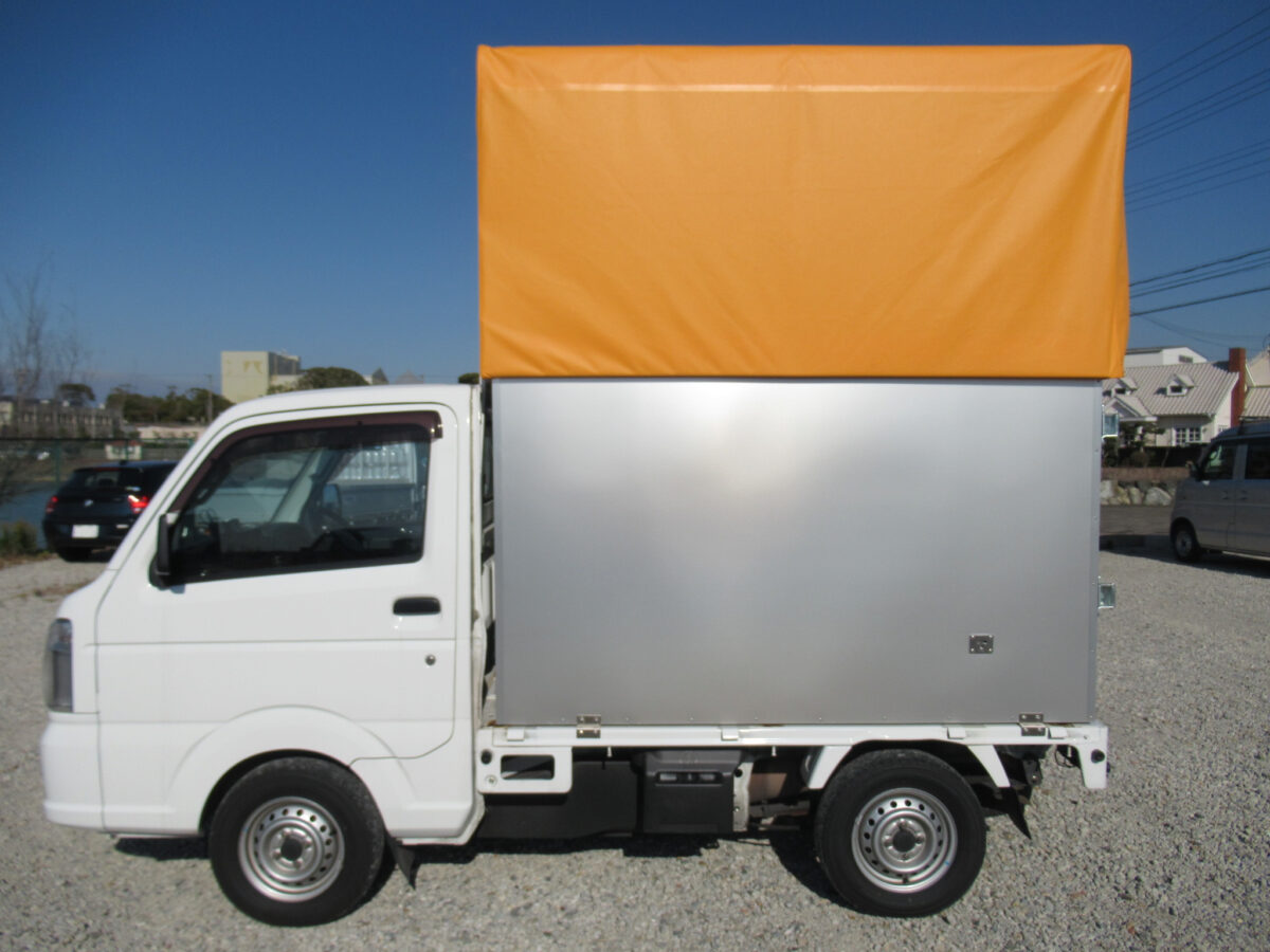 コンテナ枠 ダンパー仕様上下スライド式幌架装 No.039 | 株式会社武田商会