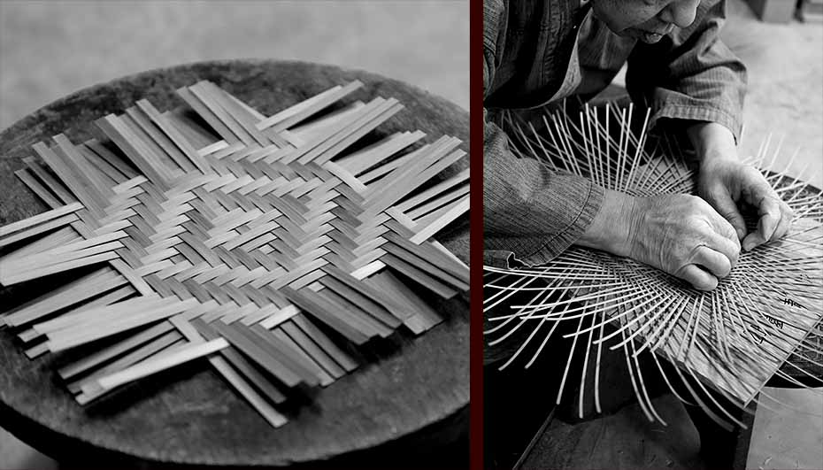 虎竹盛りかご（鉄鉢） | 虎斑竹専門店 竹虎