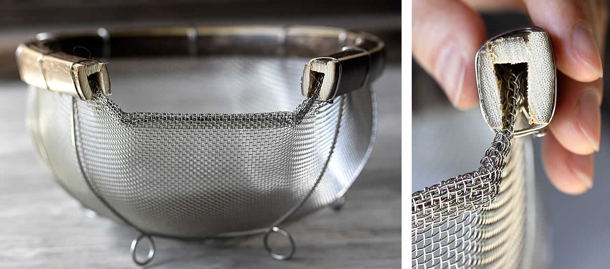 虎竹水切りステンレスザル2個組み | 虎斑竹専門店 竹虎