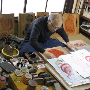 受注制作 ヤン・シュヴァンクマイエル氏原画作品木版画 | 木版印刷