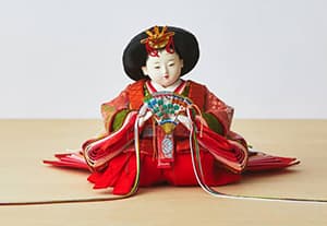 平成の狆（ちん）引き官女 - 京都の雛人形・五月人形専門店・京都 西陣