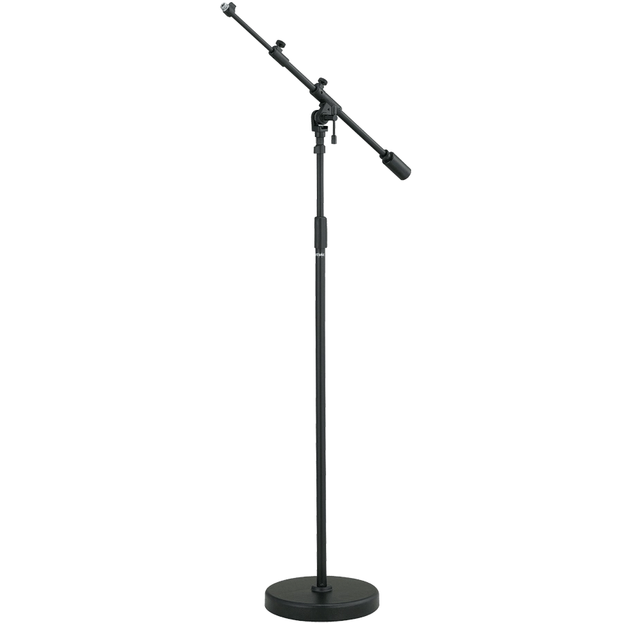 Round Base Telescoping Boom Stand MS736RBK | Boom Microphone
