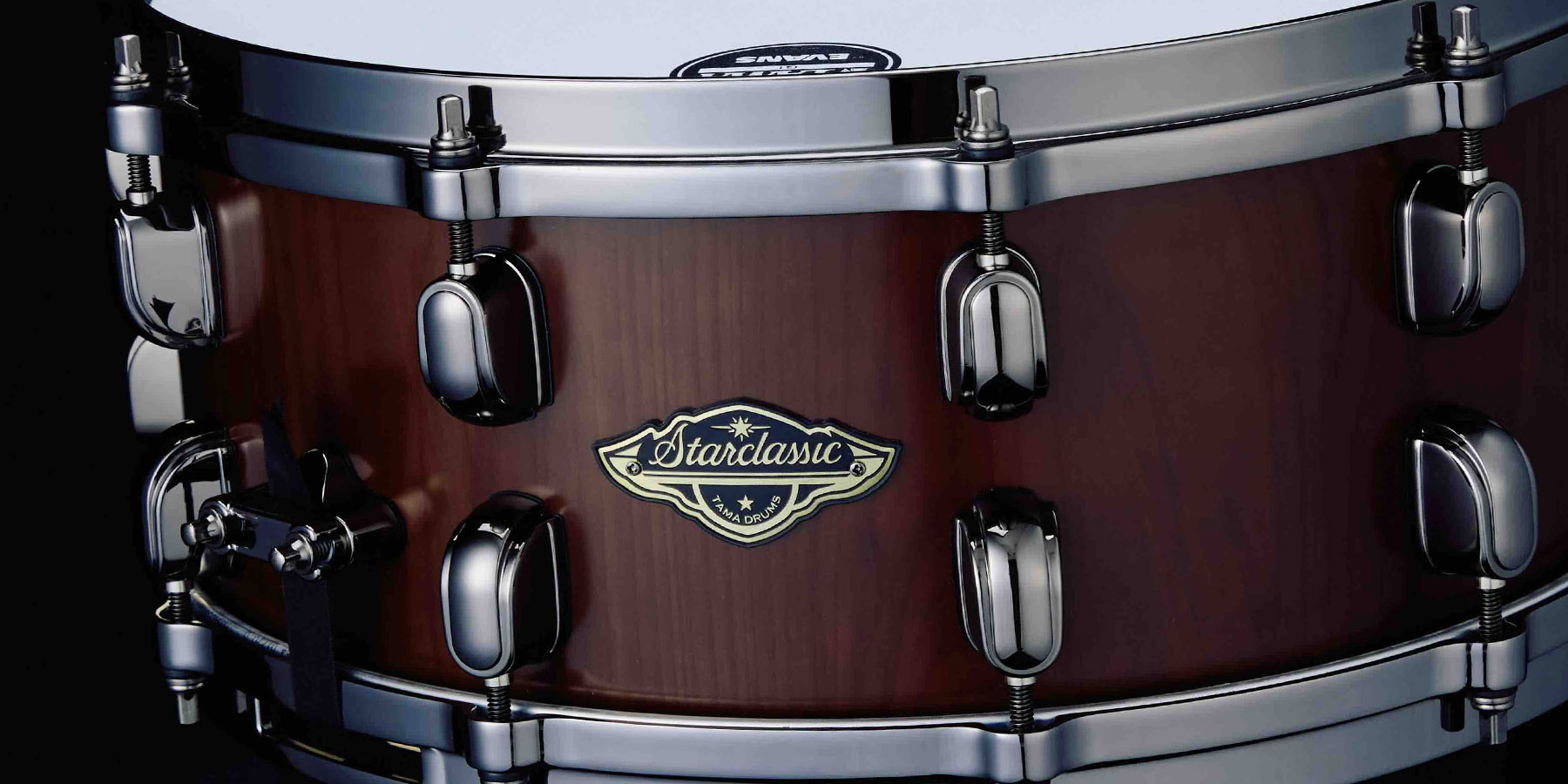 Starclassic Walnut/Birch Snare Drum featuring Cedar Outer Ply