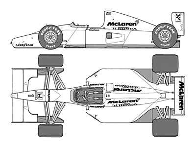 タミヤ スケール限定商品 1/20 マクラーレン Honda MP4/7 | タミヤ
