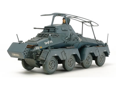 タミヤ 1/48 ミリタリーミニチュアシリーズ ドイツ 8輪重装甲車 Sd.Kfz