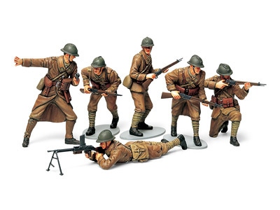 タミヤ 1/35 ミリタリーミニチュアシリーズ フランス歩兵セット | タミヤ