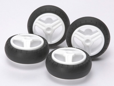 タミヤ 楽しい工作シリーズ スリックタイヤセット（31mm径） | タミヤ