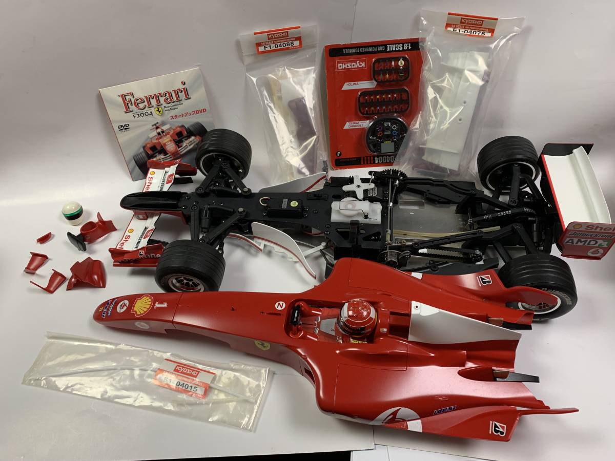 99998: Kyosho from pininy showroom, 1/8 Deagostini Ferrari F2004