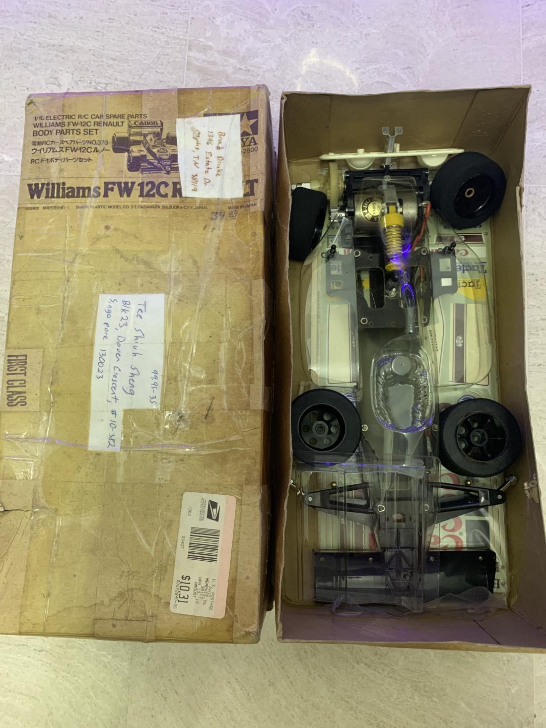 58069: Williams Honda FW-11M F1 from Steewax showroom, 1989