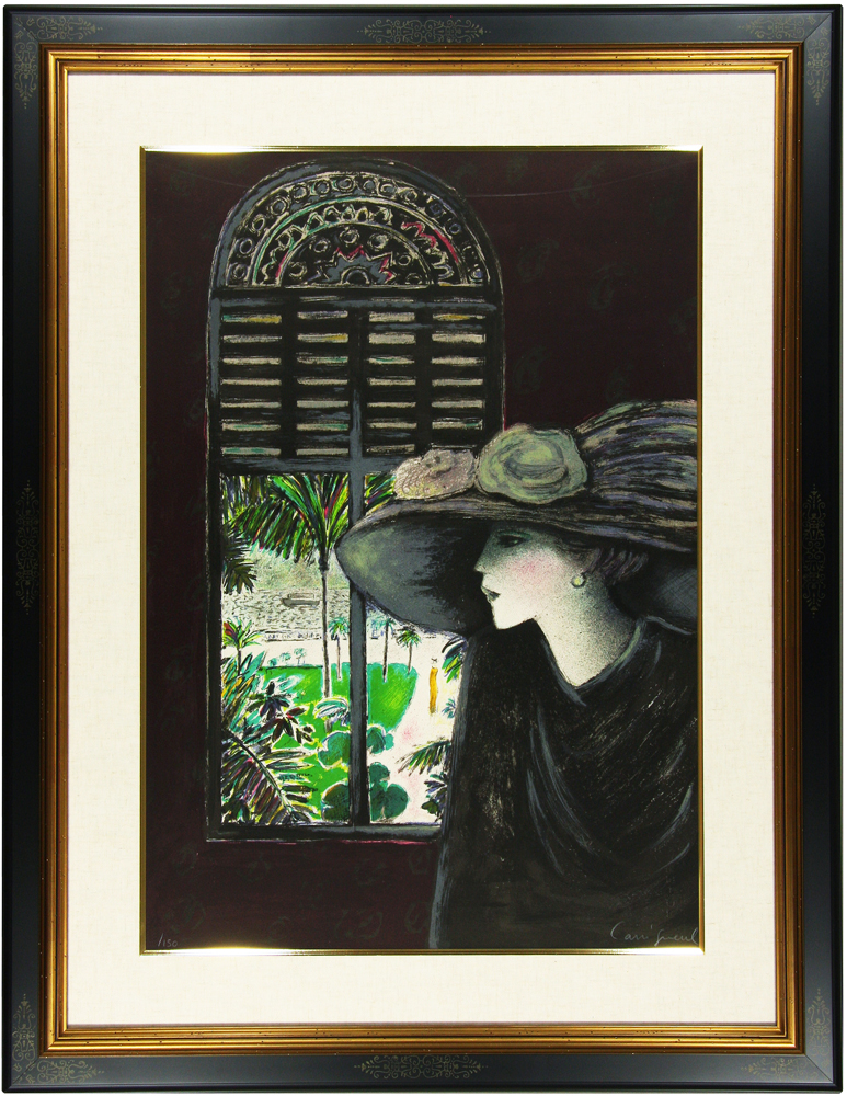 カシニョール（Cassigneul）、ブルゴーニュの森と湖、希少な画集より