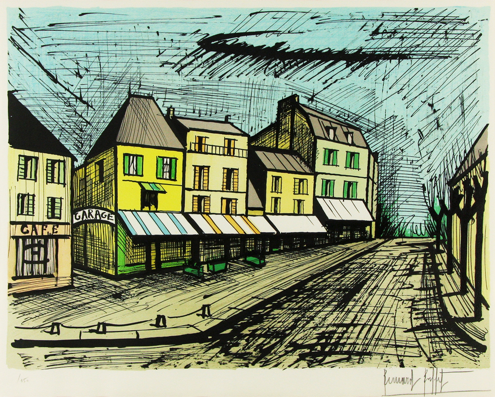 ベルナール・ビュッフェ 「マリーヌ村」 Bernard Buffet - 創業36年