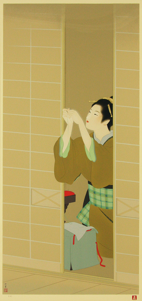 上村 松園 「夕暮」 Shoen Uemura - 創業36年 美術品販売 ギャラリー田辺