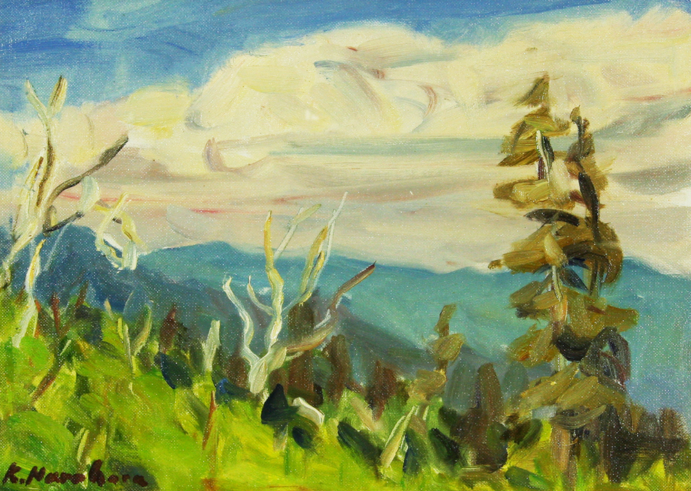 楢原 健三 「夏雲」 Kenzo Narahara - 創業36年 美術品販売 ギャラリー田辺