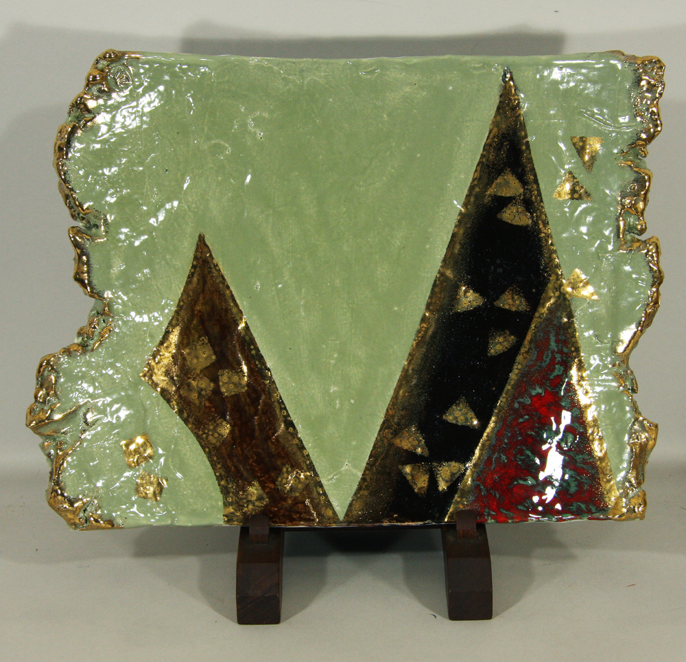 髙鶴 元 「色絵陶板」 Gen Kozuru - 創業36年 美術品販売 ギャラリー田辺