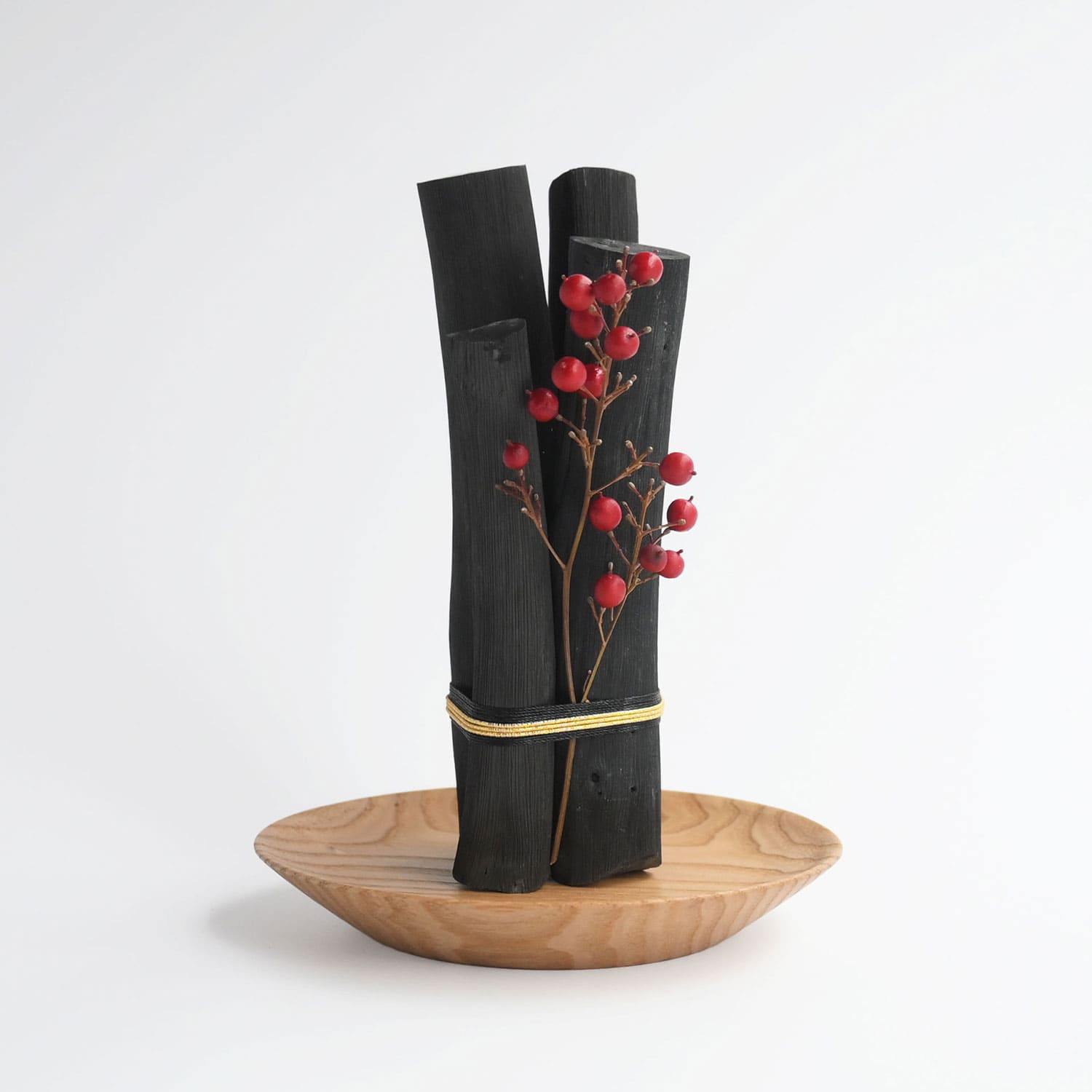 Line / pink [備長炭オブジェ] /銀座紀州備長炭ショップ 掌 オンライン