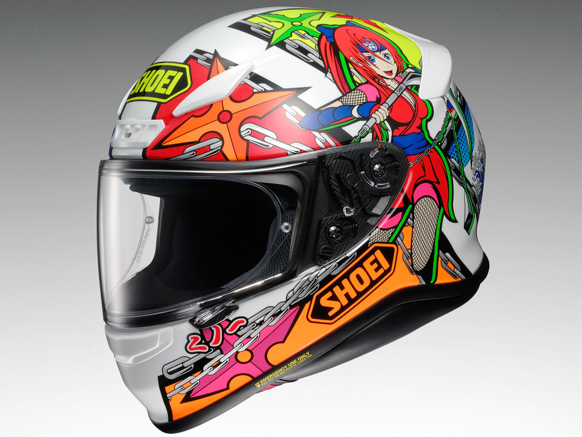 コミック調の和柄がポイント！SHOEI Z7に、新グラフィック・STIMULIが