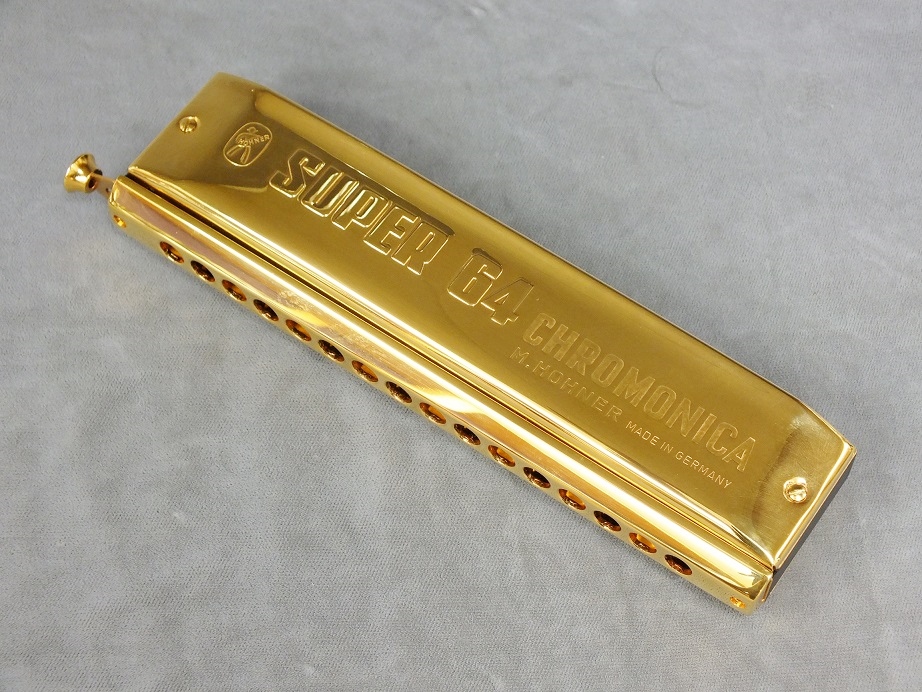 限定再生産】HOHNER Super 64 Gold 【クロマチックハーモニカ】 - 谷口楽器
