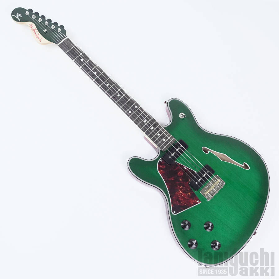 Psychederhythm Rhythmcaster Lefty (British Racing Green Burst