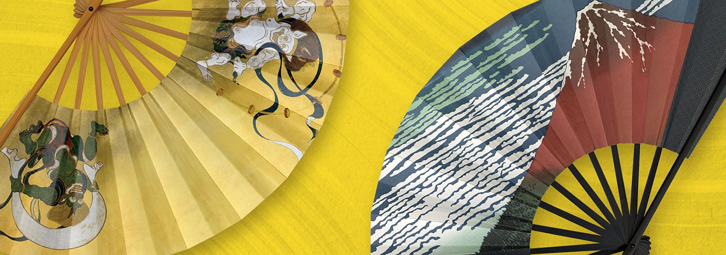 9寸飾り扇子 新柄】宗達と北斎、ご要望を多くいただいた名画を追加