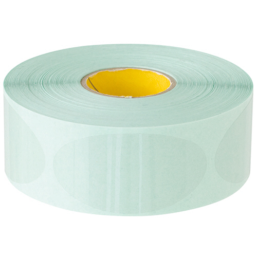 たのめーる】ヘッズ 透明ロールシール 50×26mm M-3RS 1パック(500枚)の通販