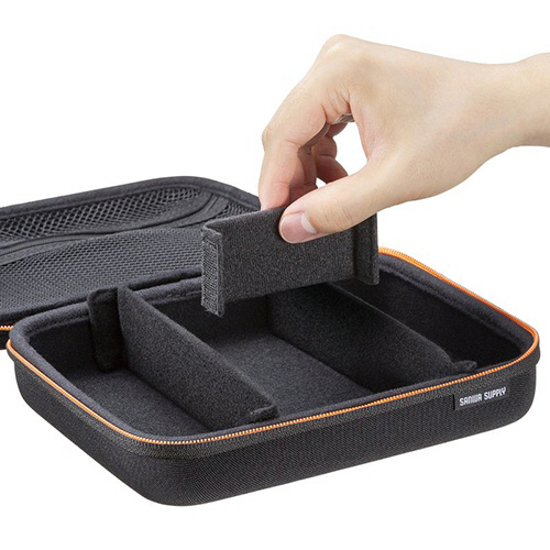 たのめーる】サンワサプライ セミハードガジェットケース Lサイズ